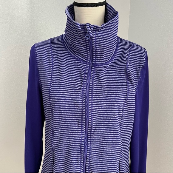 90 Degree By Reflex Purple Striped Women's Vest - Picture 3 of 11